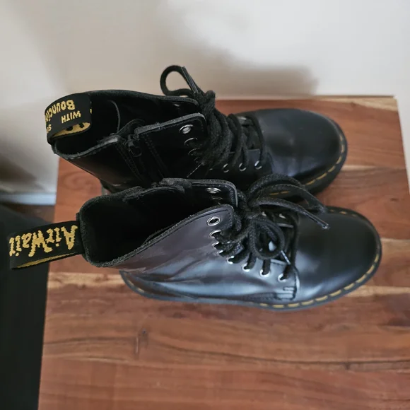 Dr. Martens Black Lace Up Boots - Picture 5 of 7